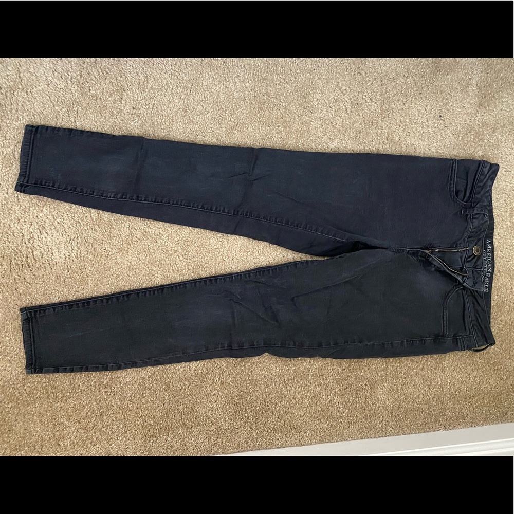 American Eagle black skinny jeans